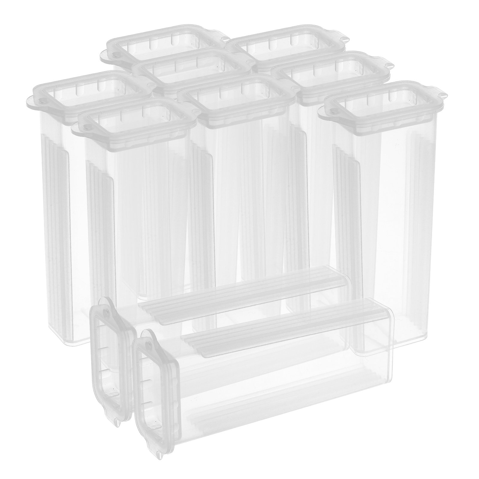 Pathology Slide Storage - 20Pcs Plastic Slide Storage Box Microscope