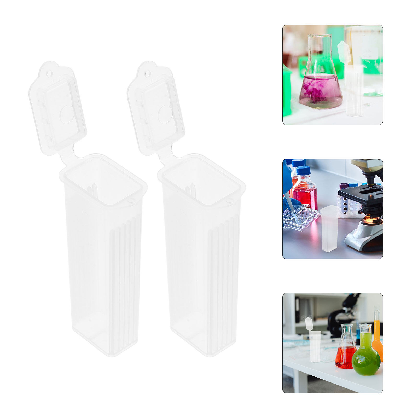 Pathology Slide Storage - 10Pcs Pathology Slide Storage Box Plastic