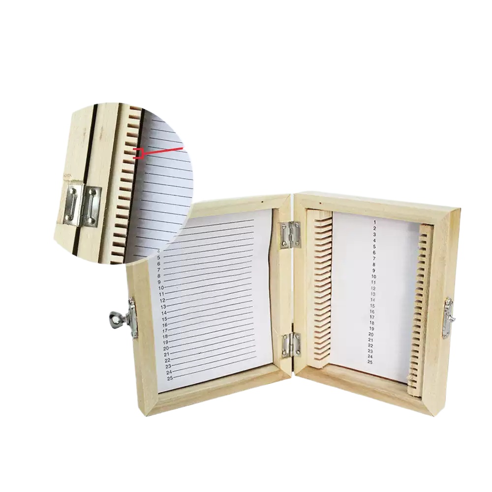 25/50/100 PCS Wooden Slide Box - Pathology Slide Storage 评论和价格