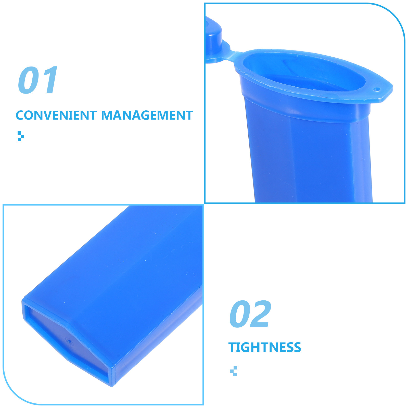 2Pcs Mini Oval Plastic Slide S - Pathology Slide Storage 评论和价格