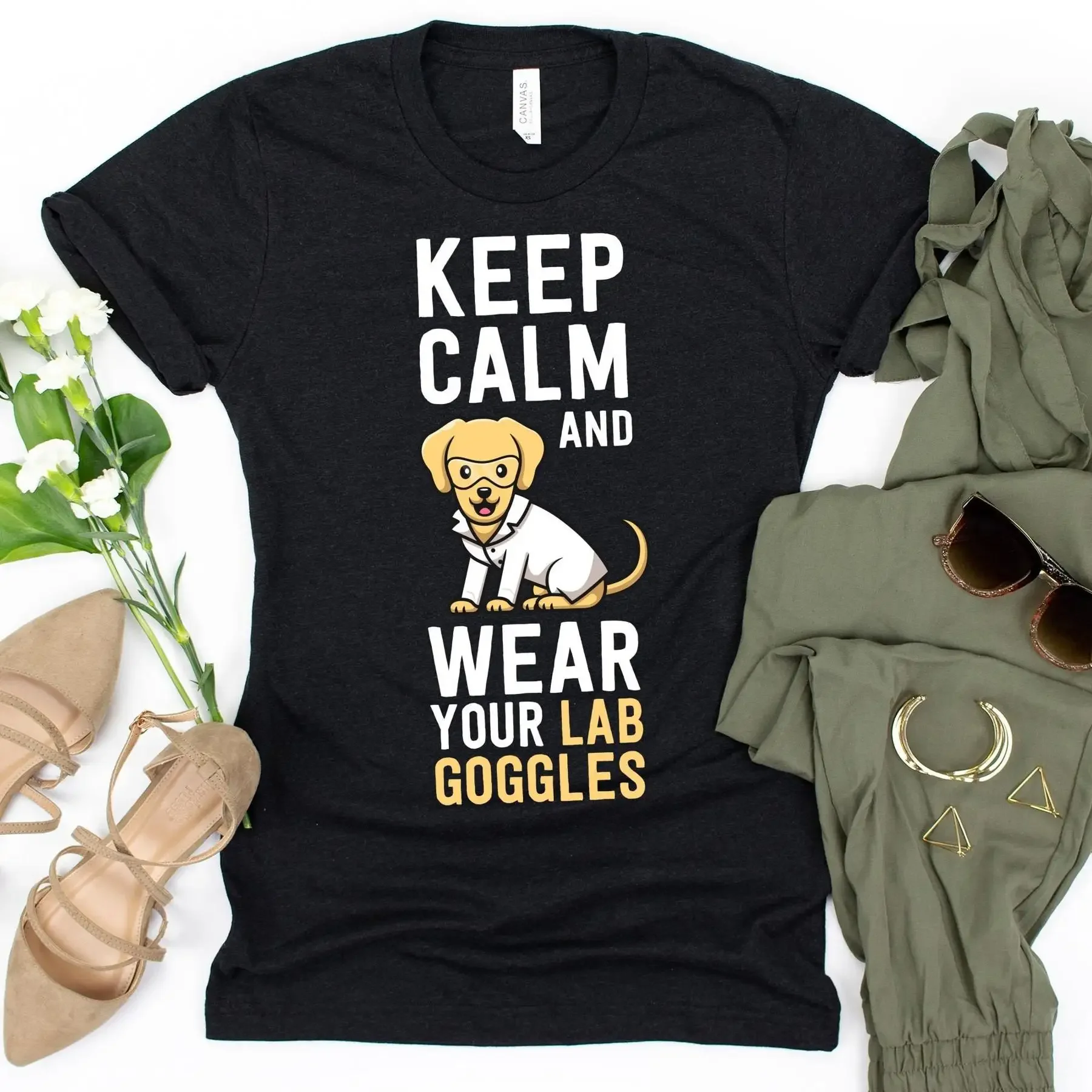 Keep Calm And Wear Your Lab Go - Medical Laboratory Technician 评论和价格