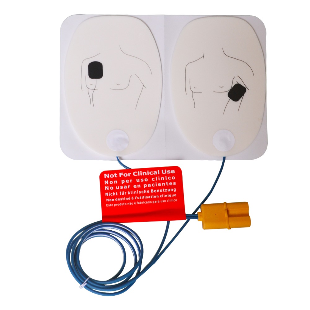 1pair AED Training ECG Defibri - Defibrillator Aed Trainer 评论和价格