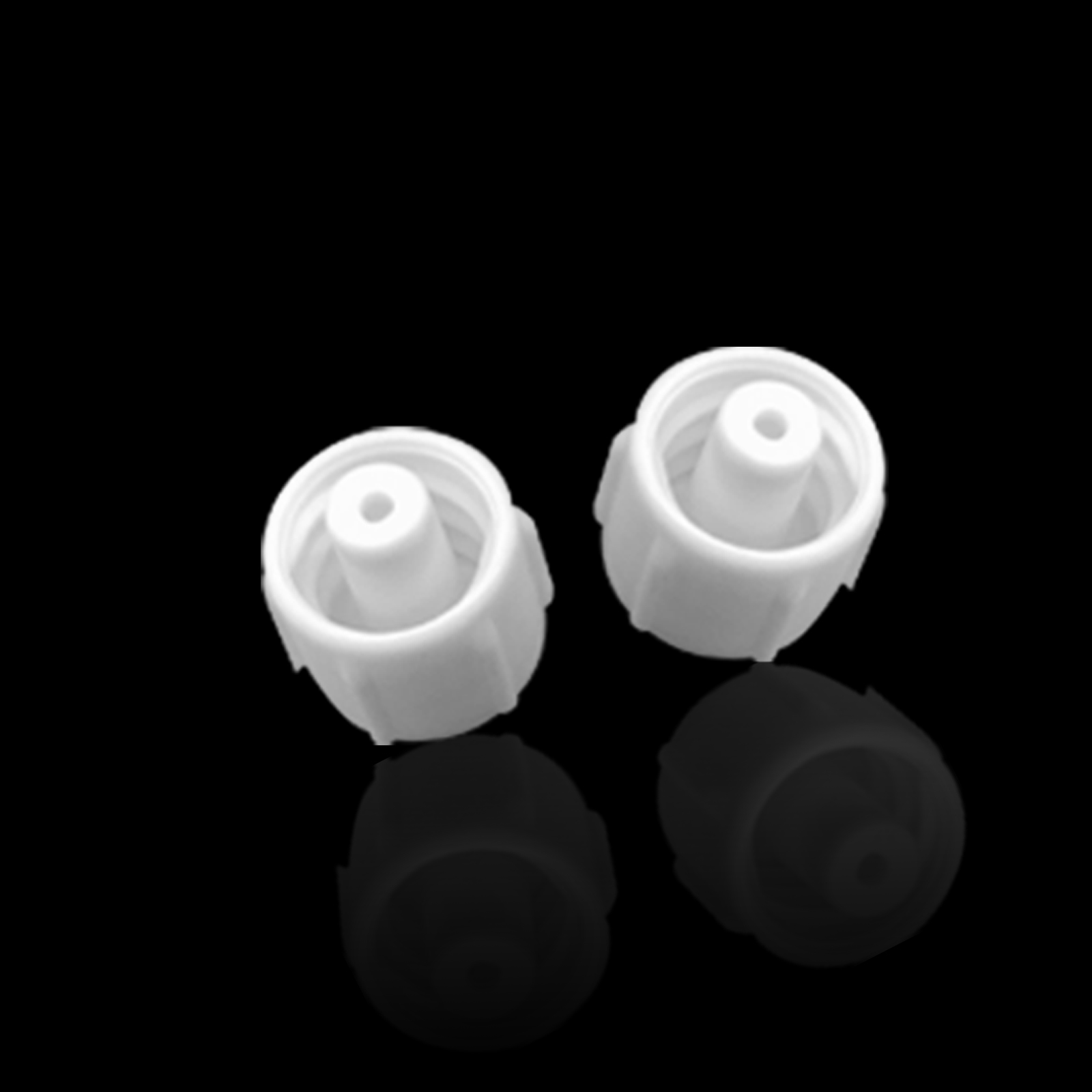 500pcs Male Luer Caps Hole for - Medical Lab 评论和价格